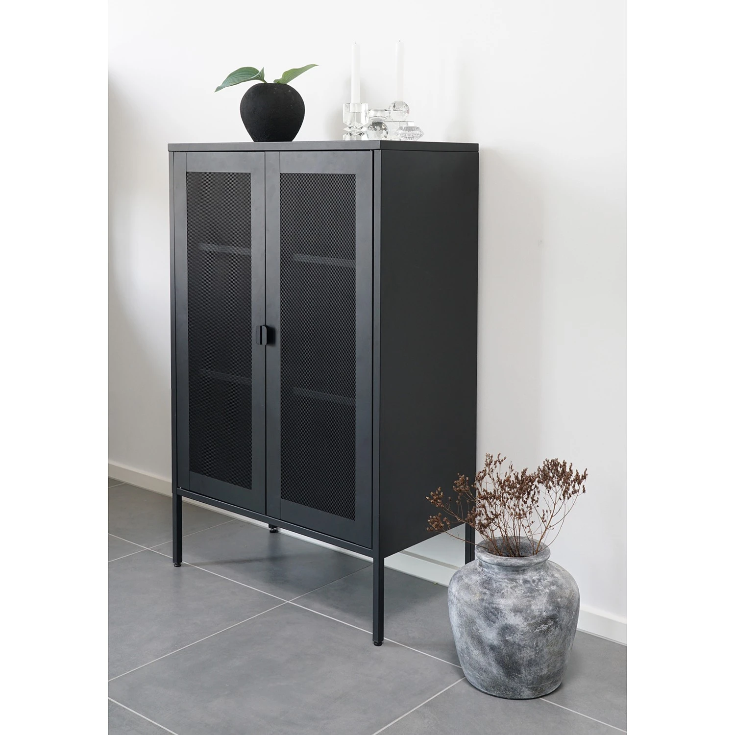 Red Living Kommode Moosh - Metall - Schwarz 2 Red Living Kommode Moosh - Metall - Schwarz – Bild 2