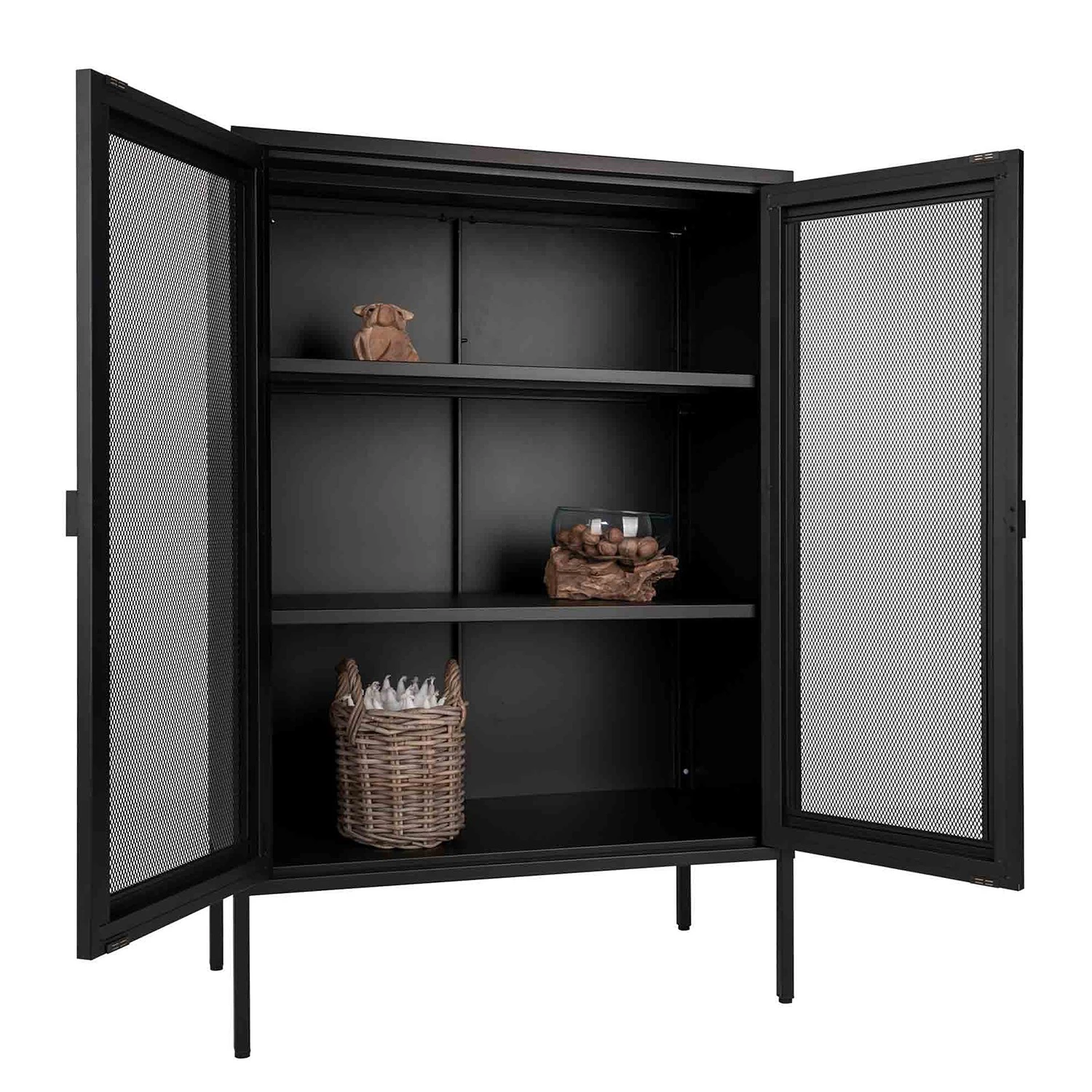 Red Living Kommode Moosh - Metall - Schwarz 7 Red Living Kommode Moosh - Metall - Schwarz – Bild 7