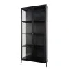 Red Living Vitrinenschrank Bagh - Metall - Schwarz