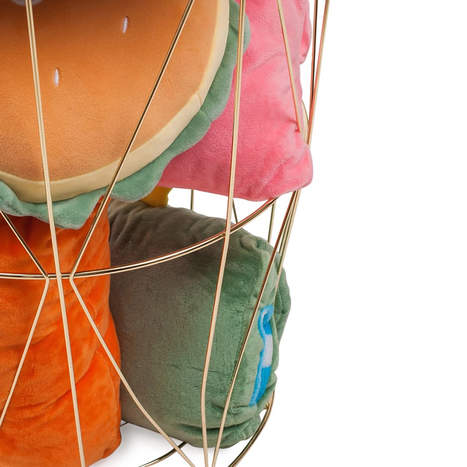 FLHF Beistelltisch Armina II - Akazie Dekor / Gold 2 FLHF Beistelltisch Armina II - Akazie Dekor / Gold – Bild 2