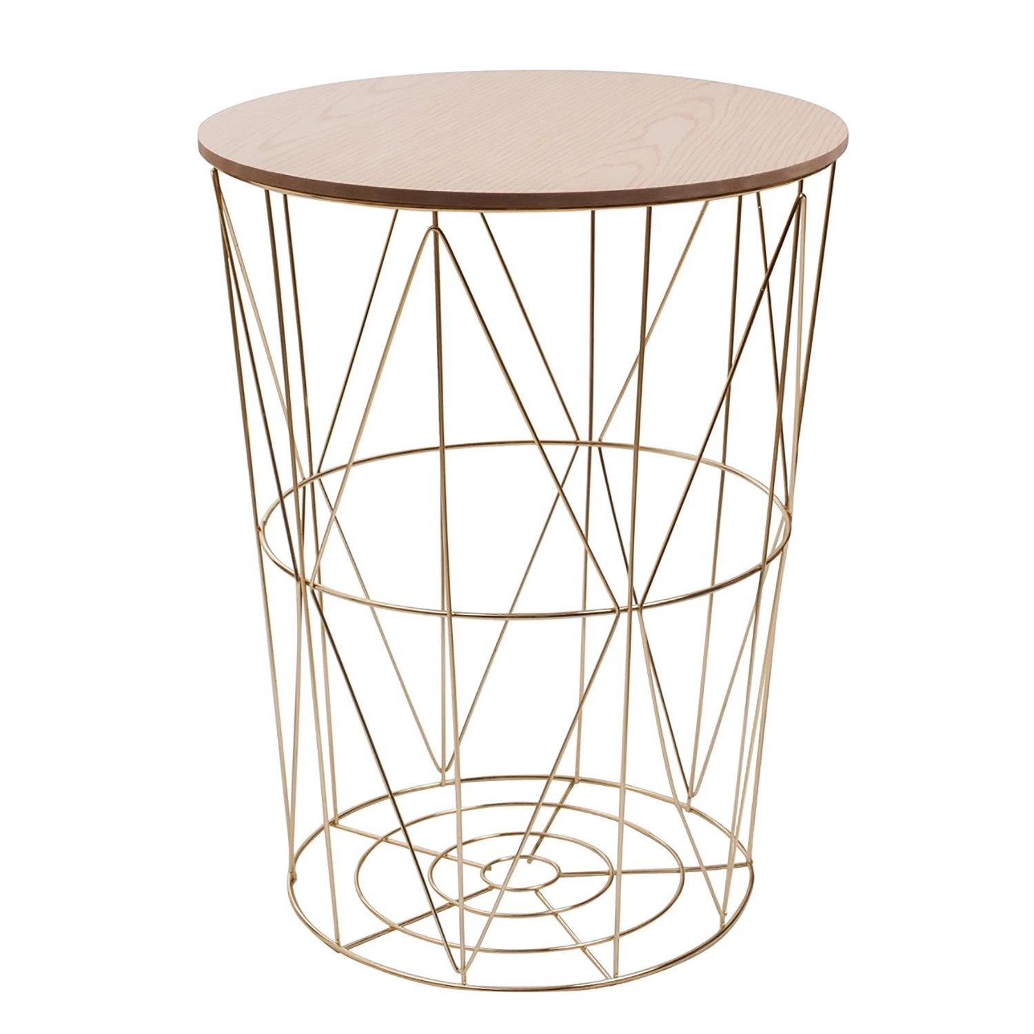 FLHF Beistelltisch Armina II - Akazie Dekor / Gold 1 FLHF Beistelltisch Armina II - Akazie Dekor / Gold