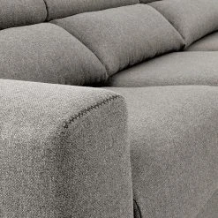 Loftscape Ecksofa Karrum - Chenille - Chenille Chaja: Hellgrau - Ottomane davorstehend rechts -Wohnzimmermöbel boutique en ligne 1000300363 211229 15021400200 DETAILS P000000001000300363
