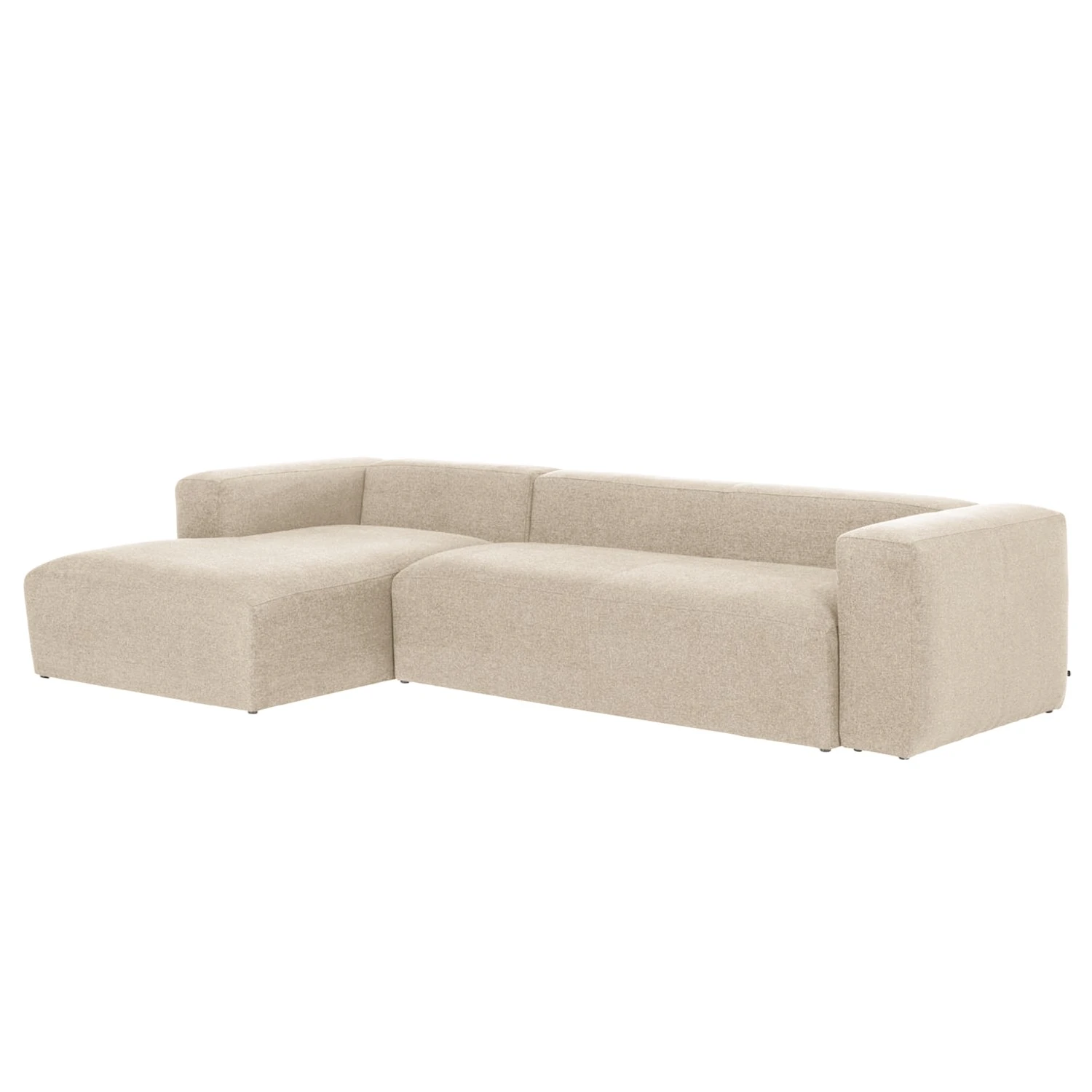 Loftscape Ecksofa Mandal I - Chenille Gratia: Beige - Longchair davorstehend links 1 Loftscape Ecksofa Mandal I - Chenille Gratia: Beige - Longchair davorstehend links