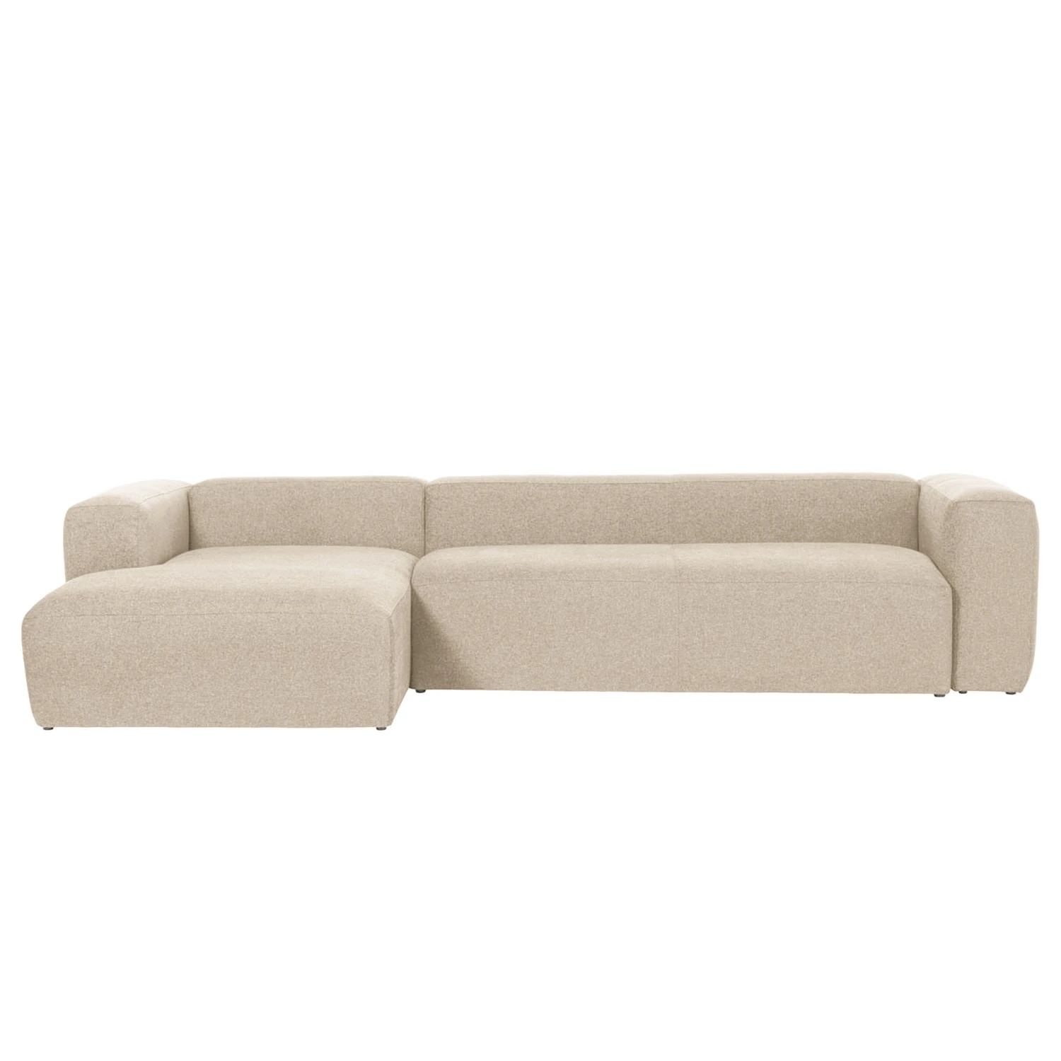 Loftscape Ecksofa Mandal I - Chenille Gratia: Beige - Longchair davorstehend links 4 Loftscape Ecksofa Mandal I - Chenille Gratia: Beige - Longchair davorstehend links – Bild 4