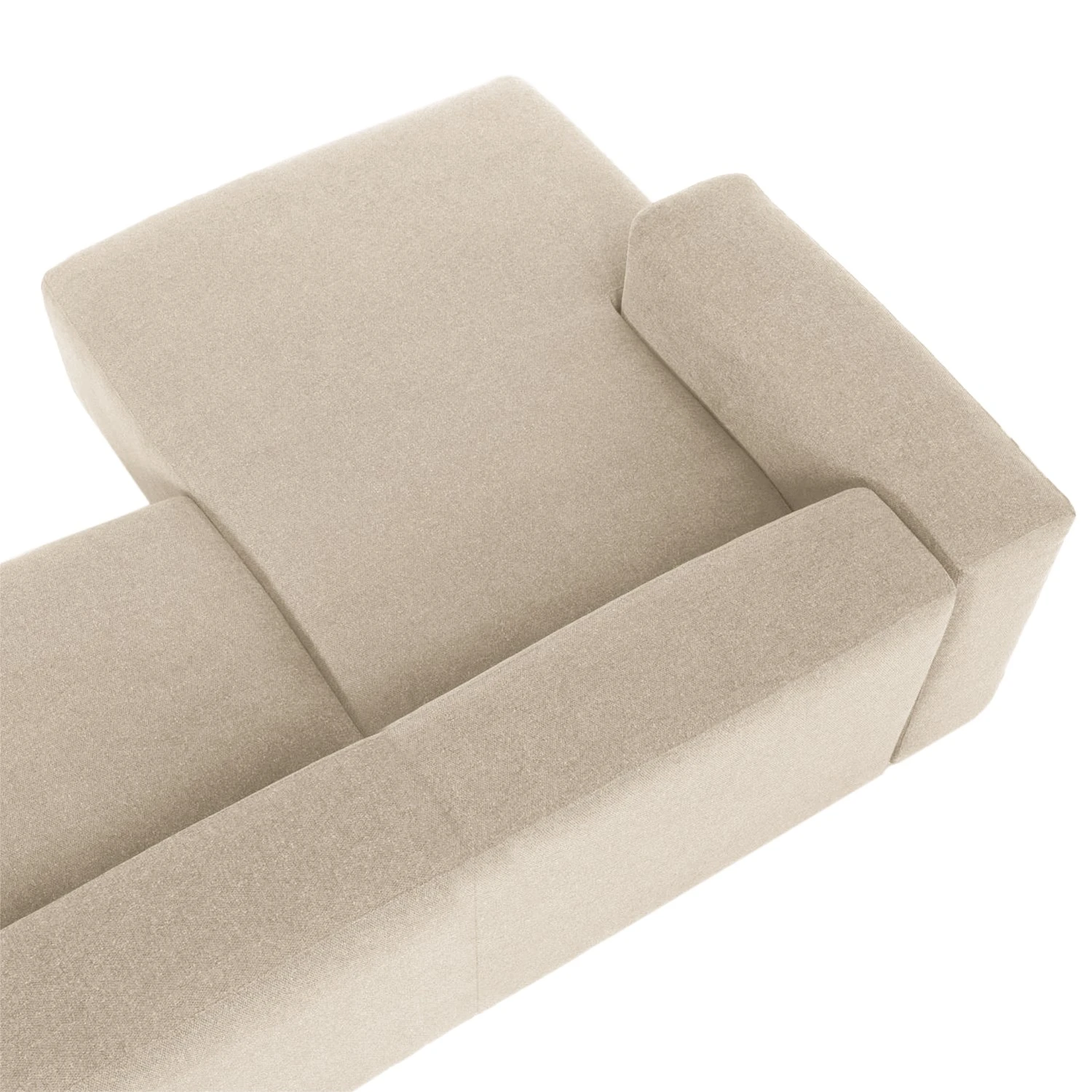 Loftscape Ecksofa Mandal I - Chenille Gratia: Beige - Longchair davorstehend links 7 Loftscape Ecksofa Mandal I - Chenille Gratia: Beige - Longchair davorstehend links – Bild 7