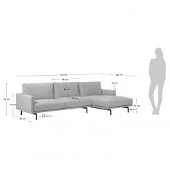 Loftscape Ecksofa Norfolk - Chenille Gratia: Beige - Longchair davorstehend rechts -Wohnzimmermöbel boutique en ligne 1000300418 211229 150310001340 SKETCH DETAILS P000000001000300418 sketch