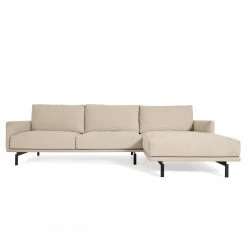 Loftscape Ecksofa Norfolk - Chenille Gratia: Beige - Longchair davorstehend rechts -Wohnzimmermöbel boutique en ligne 1000300418 211229 15031000861 DETAILS P000000001000300418