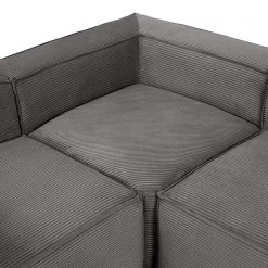Loftscape Ecksofa Mandal III - Cordstoff Lole: Hellgrau - Breite: 320 cm - Gleichschenklig -Wohnzimmermöbel boutique en ligne 1000300430 211229 150315001004 DETAILS P000000001000300430
