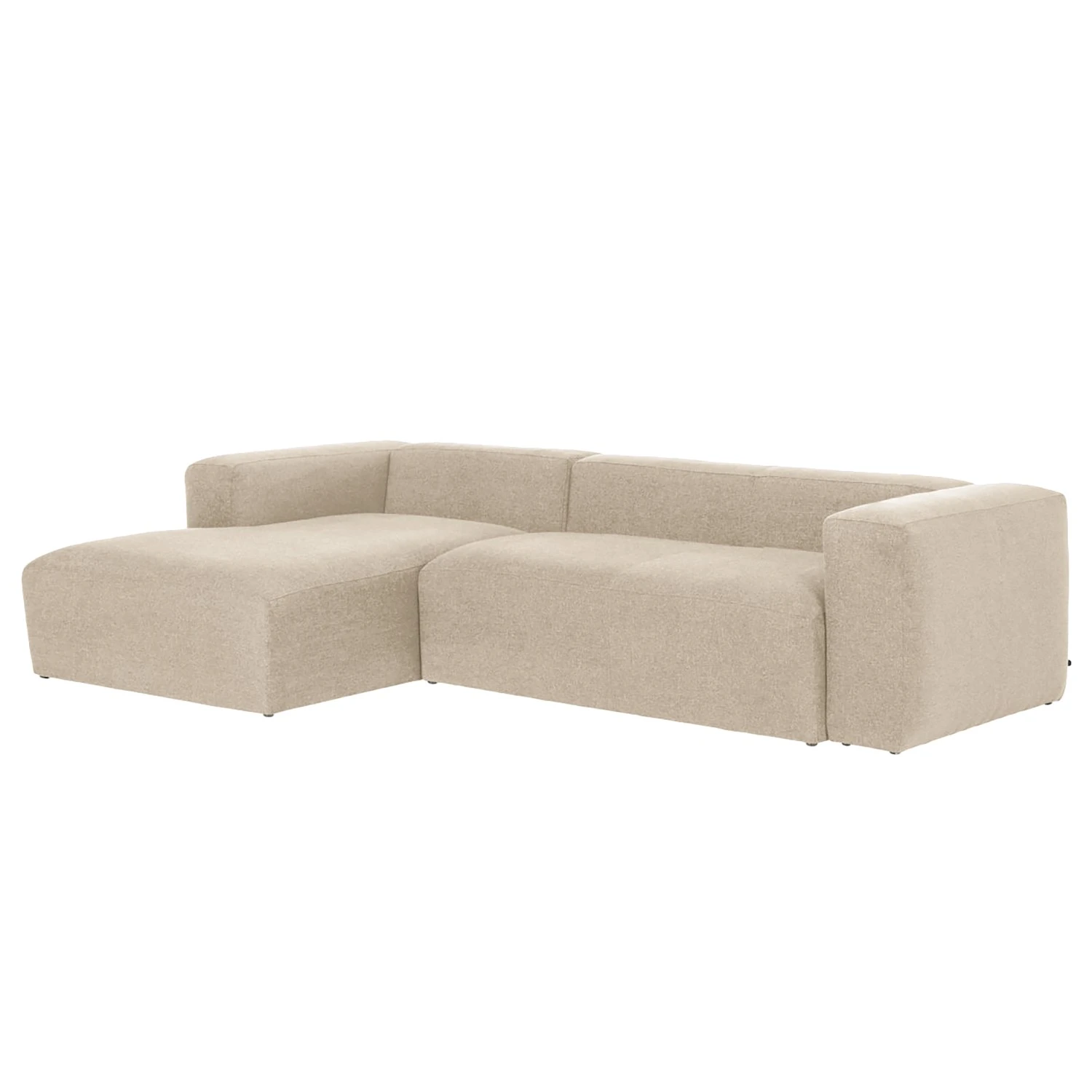 Loftscape Ecksofa Mandal IV - Chenille Gratia: Beige - Longchair davorstehend links 1 Loftscape Ecksofa Mandal IV - Chenille Gratia: Beige - Longchair davorstehend links