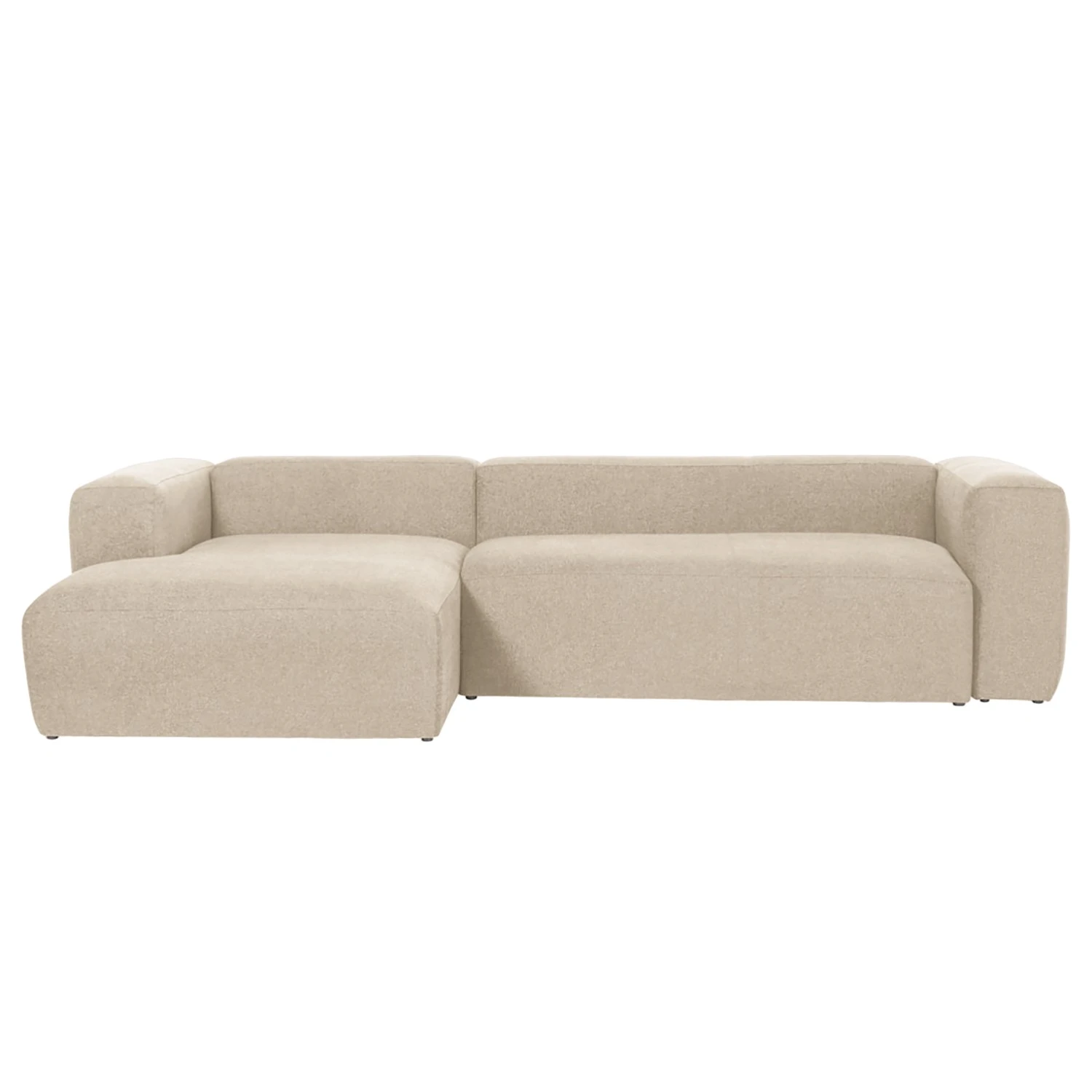 Loftscape Ecksofa Mandal IV - Chenille Gratia: Beige - Longchair davorstehend links 3 Loftscape Ecksofa Mandal IV - Chenille Gratia: Beige - Longchair davorstehend links – Bild 3