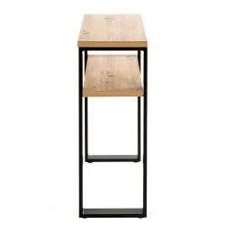 Red Living Konsolentisch Salcha - Metall - Eiche Dekor / Schwarz -Wohnzimmermöbel boutique en ligne 1000300704 211015 104938000100 DETAILS P000000001000300704