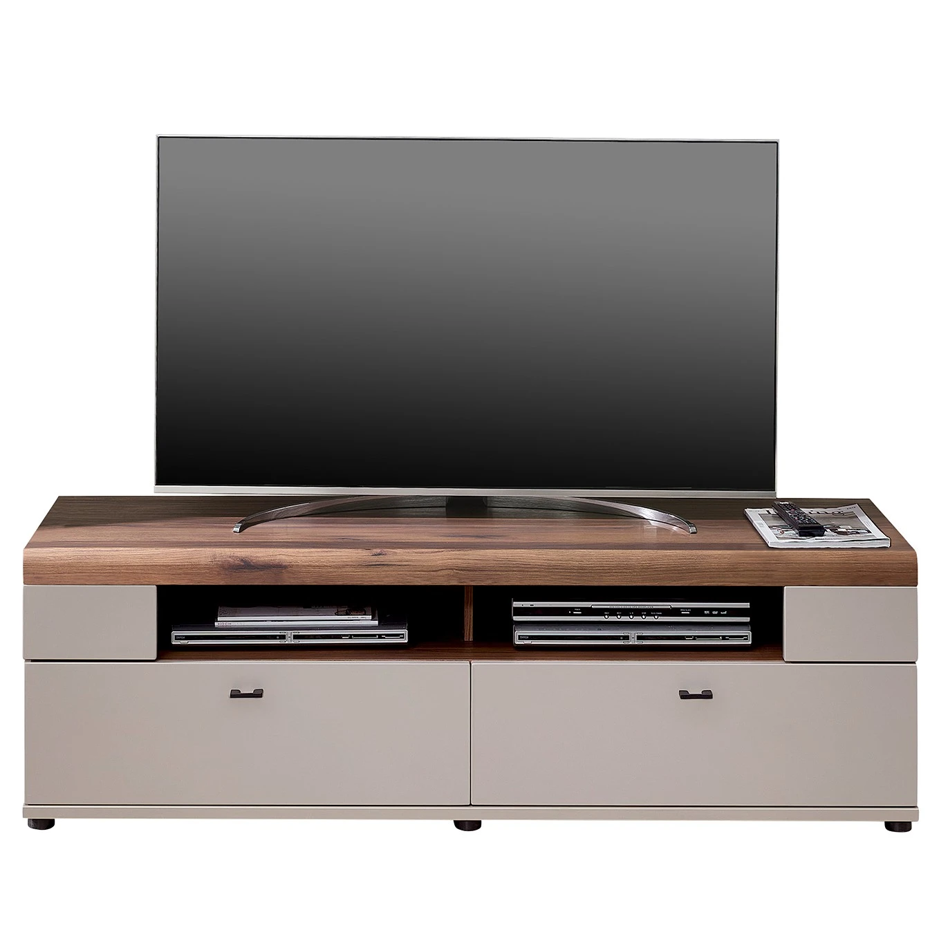 Loftscape TV-Lowboard Saida I - Kaschmir / Nussbaum Dekor 5 Loftscape TV-Lowboard Saida I - Kaschmir / Nussbaum Dekor – Bild 5