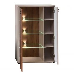 Loftscape Highboard Saida I - Inkl. Beleuchtung - Kaschmir / Nussbaum Dekor -Wohnzimmermöbel boutique en ligne 1000300945 211020 13343500079 DETAILS P000000001000300945