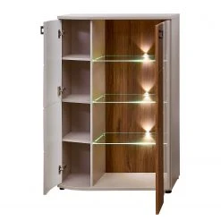 Loftscape Highboard Saida I - Inkl. Beleuchtung - Kaschmir / Nussbaum Dekor -Wohnzimmermöbel boutique en ligne 1000300945 211020 13343600070 DETAILS P000000001000300945