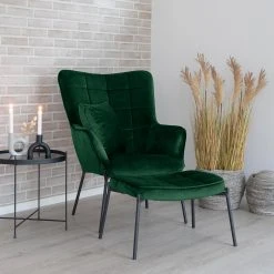 Loftscape Sessel Entrup - Samt - Grün -Wohnzimmermöbel boutique en ligne 1000303975 211126 10464500052 MOOD DETAILS P000000001000303975 mood