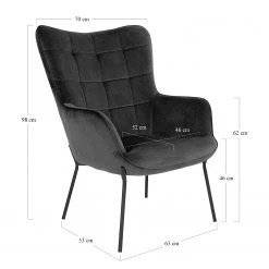 Loftscape Sessel Entrup - Samt - Grün -Wohnzimmermöbel boutique en ligne 1000303975 211126 104645000534 SKETCH DETAILS P000000001000303975 sketch