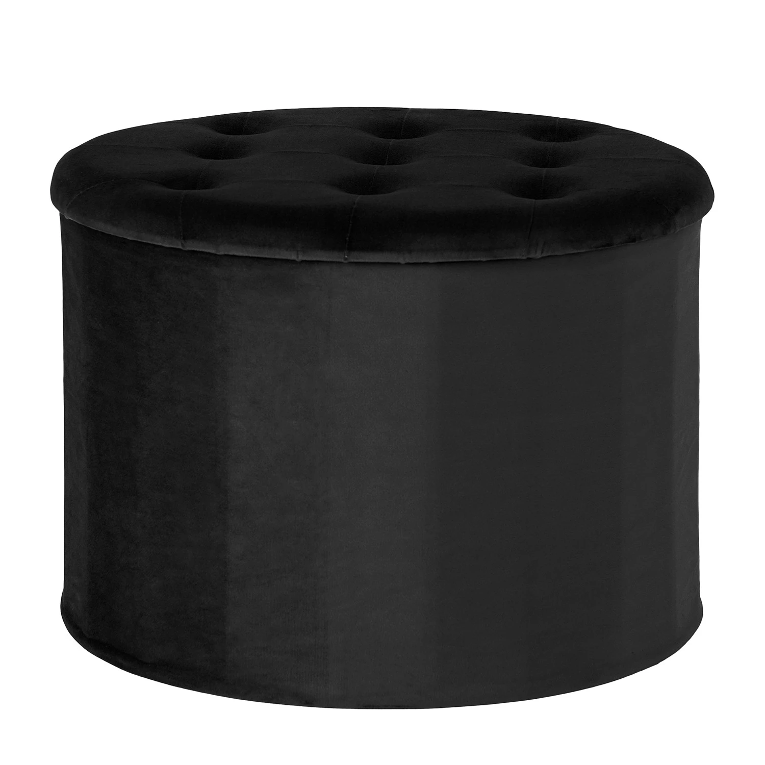 Loftscape Polsterhocker Latori - Samt - Schwarz 1 Loftscape Polsterhocker Latori - Samt - Schwarz