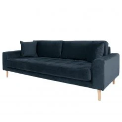 Loftscape Sofa Cordova (3-Sitzer) - Samt - Dunkelblau