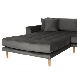 Loftscape Ecksofa Cordova I - Samt - Dunkelgrau - Ecke davorstehend links -Wohnzimmermöbel boutique en ligne 1000304011 211126 10465100318 DETAILS P000000001000304011