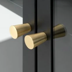 Loftscape Vitrinenschrank Angelus I - Metall / Glas - Schwarz -Wohnzimmermöbel boutique en ligne 1000304065 211026 13053600096 DETAILS P000000001000304065