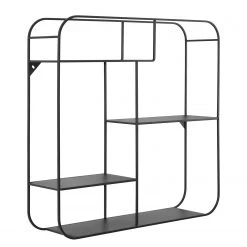 Loftscape Wandregal Newal - Metall - Schwarz