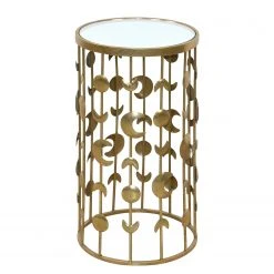 Loftscape Beistelltisch Moana - Glas / Metall - Gold