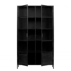 Red Living Vitrinenschrank Malita - Metall - Schwarz -Wohnzimmermöbel boutique en ligne 1000304155 211029 12341200092 DETAILS P000000001000304155