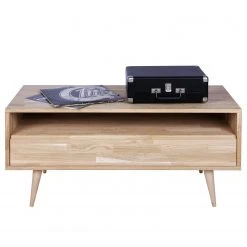 Naturoo TV-Lowboard Kabane - Eiche massiv - Eiche Hell - Breite: 100 cm -Wohnzimmermöbel boutique en ligne 1000304163 211029 123413000143 DETAILS P000000001000304163