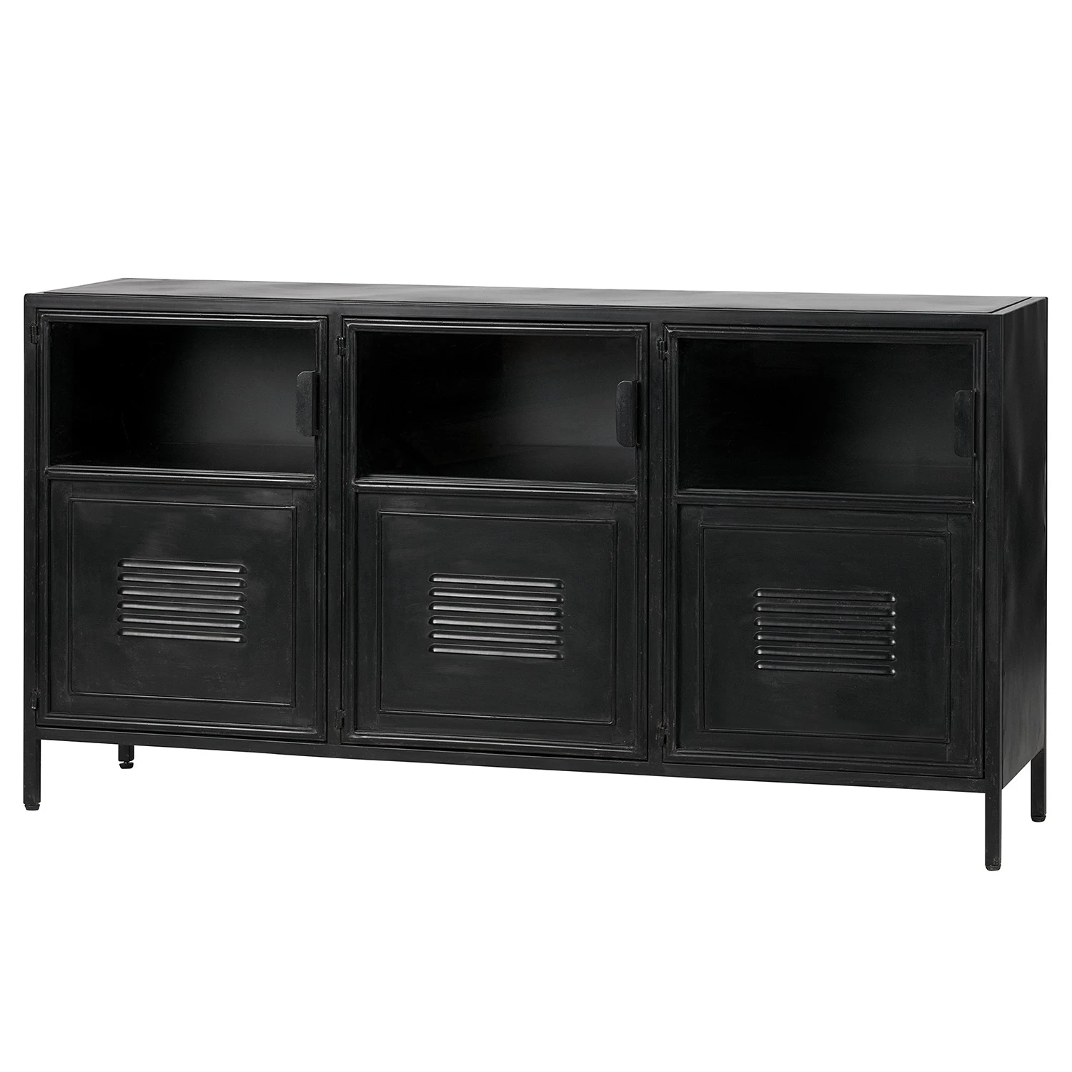 Red Living Sideboard Malita - Metall - Schwarz 1 Red Living Sideboard Malita - Metall - Schwarz