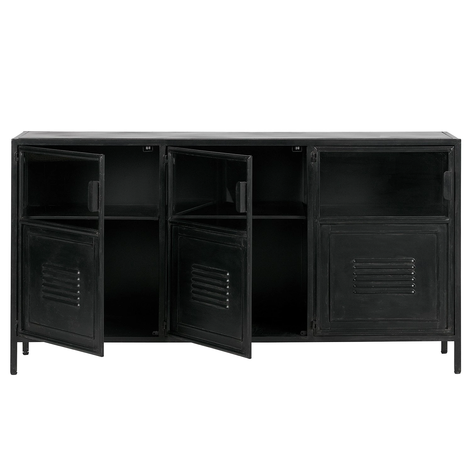 Red Living Sideboard Malita - Metall - Schwarz 5 Red Living Sideboard Malita - Metall - Schwarz – Bild 5