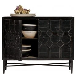 Red Living Kommode Nyker - Vintage Schwarz 15 Red Living Kommode Nyker - Vintage Schwarz -Wohnzimmermöbel boutique en ligne 1000304165 211029 12341400166 DETAILS P000000001000304165