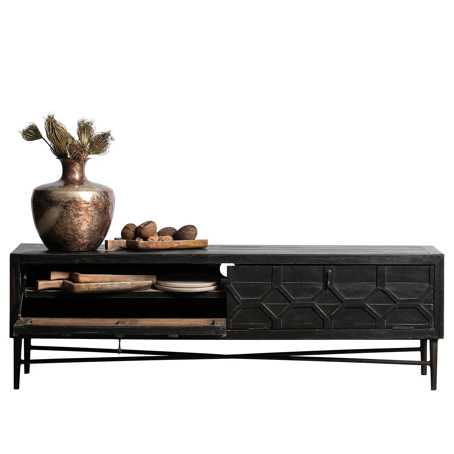 Red Living TV-Lowboard Nyker - Schwarz 5 Red Living TV-Lowboard Nyker - Schwarz – Bild 5