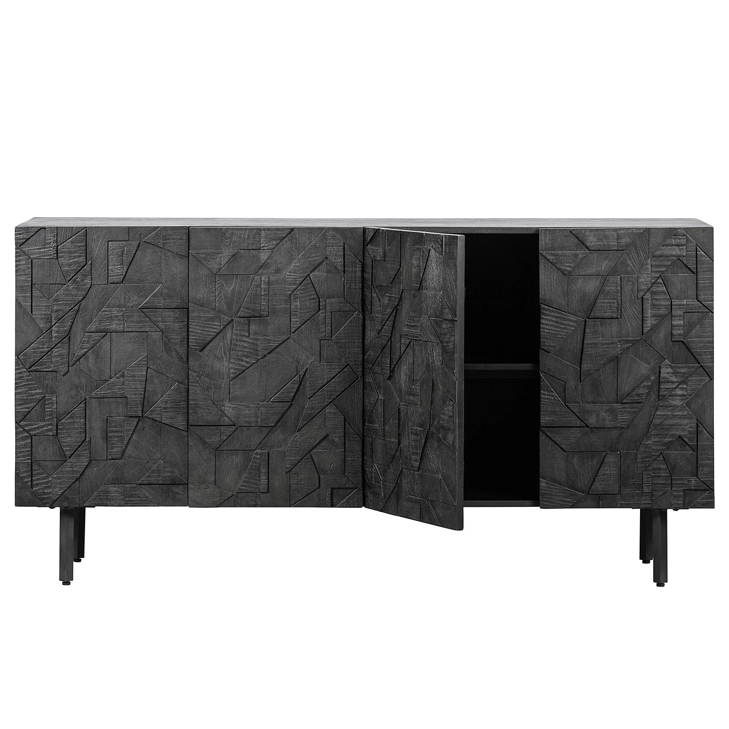 Red Living Sideboard Kaanaa - Schwarz 5 Red Living Sideboard Kaanaa - Schwarz – Bild 5