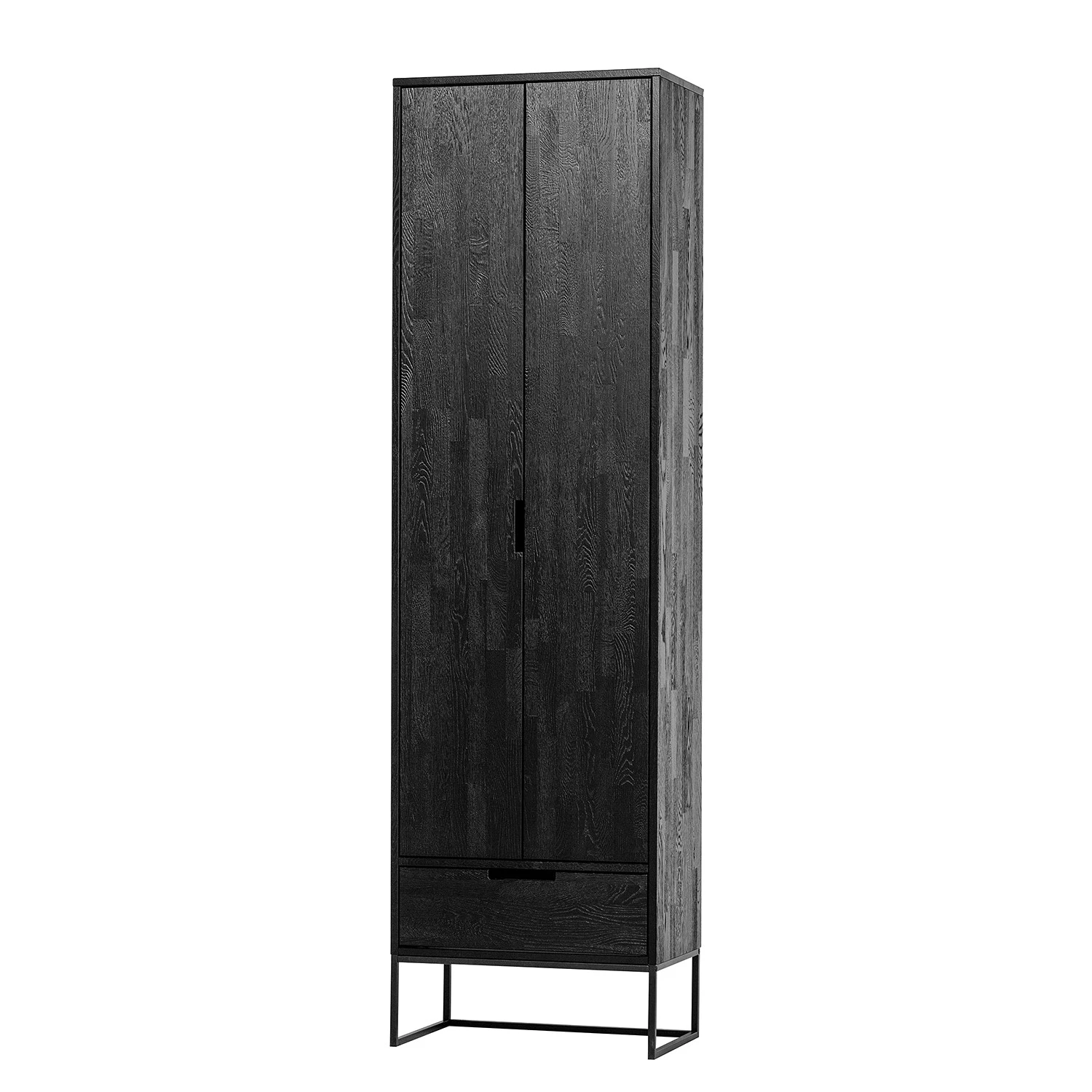 Red Living Garderobenschrank Cobar - Esche massiv - Esche Schwarz 1 Red Living Garderobenschrank Cobar - Esche massiv - Esche Schwarz