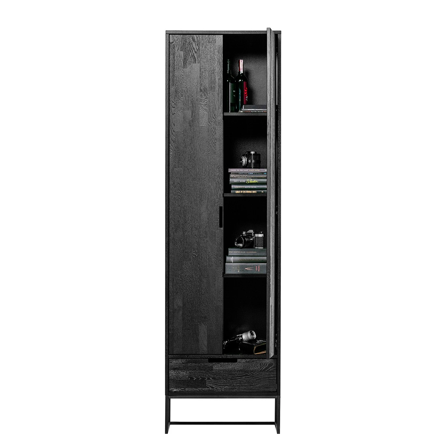 Red Living Garderobenschrank Cobar - Esche massiv - Esche Schwarz 5 Red Living Garderobenschrank Cobar - Esche massiv - Esche Schwarz – Bild 5