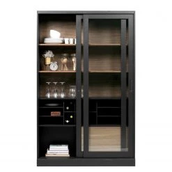 Red Living Vitrinenschrank Bomba - Kiefer massiv - Kiefer Schwarz / Kiefer Dunkel 15 Red Living Vitrinenschrank Bomba - Kiefer massiv - Kiefer Schwarz / Kiefer Dunkel -Wohnzimmermöbel boutique en ligne 1000304182 211029 12341700269 DETAILS P000000001000304182