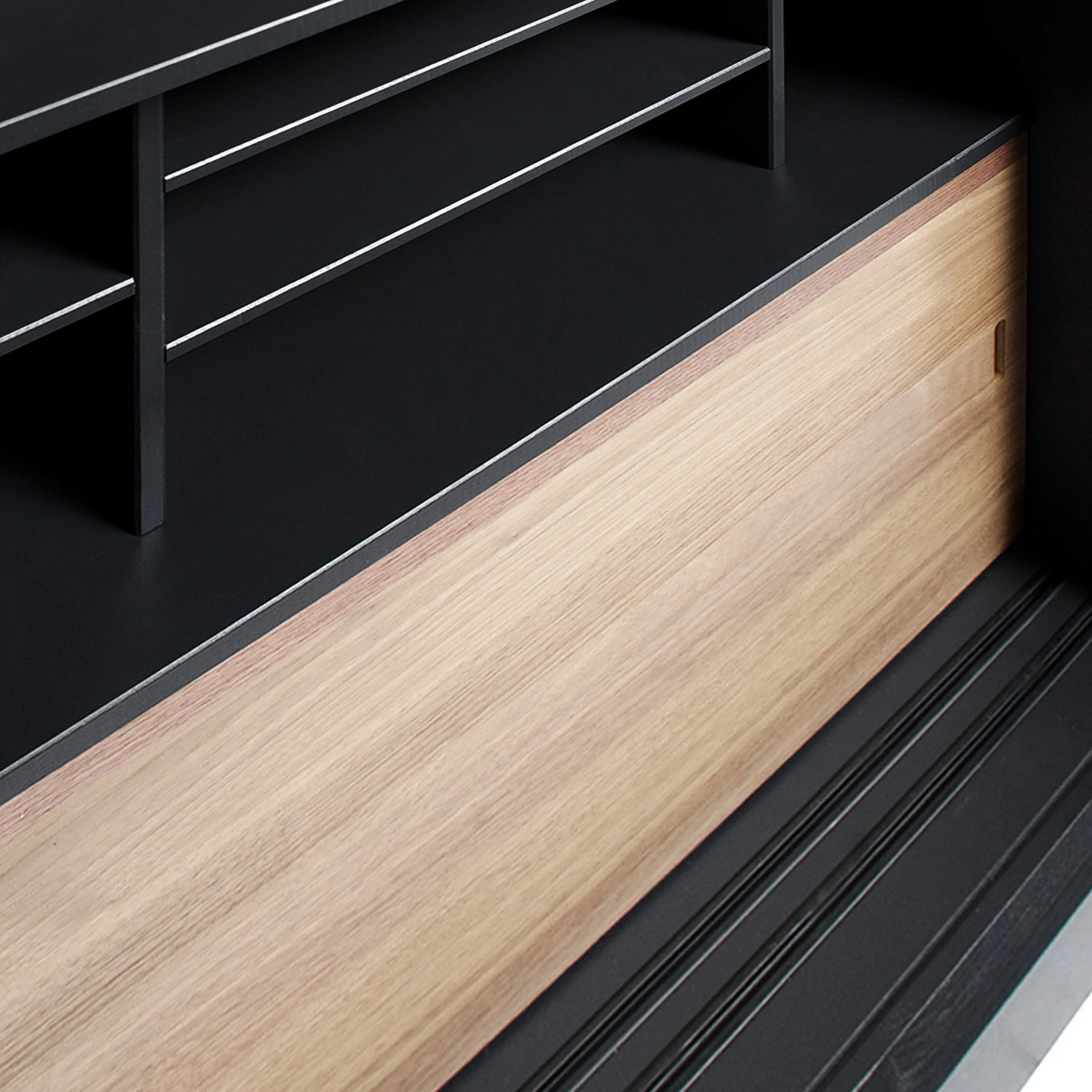 Red Living Vitrinenschrank Bomba - Kiefer massiv - Kiefer Schwarz / Kiefer Dunkel 6 Red Living Vitrinenschrank Bomba - Kiefer massiv - Kiefer Schwarz / Kiefer Dunkel – Bild 6