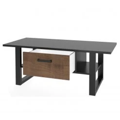 Red Living Couchtisch Norddal - Nussbaum Dekor / Schwarz 15 Red Living Couchtisch Norddal - Nussbaum Dekor / Schwarz -Wohnzimmermöbel boutique en ligne 1000304805 211027 10494400074 DETAILS P000000001000304805