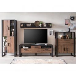 Red Living Regal Norddal I - Nussbaum Dekor / Schwarz 9 Red Living Regal Norddal I - Nussbaum Dekor / Schwarz -Wohnzimmermöbel boutique en ligne 1000304812 211101 07584900035 MOOD DETAILS P000000001000304812 mood