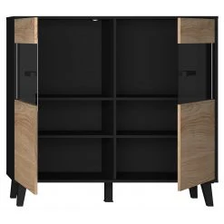 Norrwood Kommode Argenteuil II - Eiche Artisan Dekor / Schwarz 10 Norrwood Kommode Argenteuil II - Eiche Artisan Dekor / Schwarz -Wohnzimmermöbel boutique en ligne 1000304816 211027 10511700140 DETAILS P000000001000304816