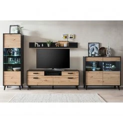 Norrwood Kommode Argenteuil II - Eiche Artisan Dekor / Schwarz 13 Norrwood Kommode Argenteuil II - Eiche Artisan Dekor / Schwarz -Wohnzimmermöbel boutique en ligne 1000304816 211118 072224000029 MOOD DETAILS P000000001000304816 mood