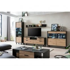 Norrwood Kommode Argenteuil II - Eiche Artisan Dekor / Schwarz 12 Norrwood Kommode Argenteuil II - Eiche Artisan Dekor / Schwarz -Wohnzimmermöbel boutique en ligne 1000304816 211118 07222500031 MOOD DETAILS P000000001000304816 mood