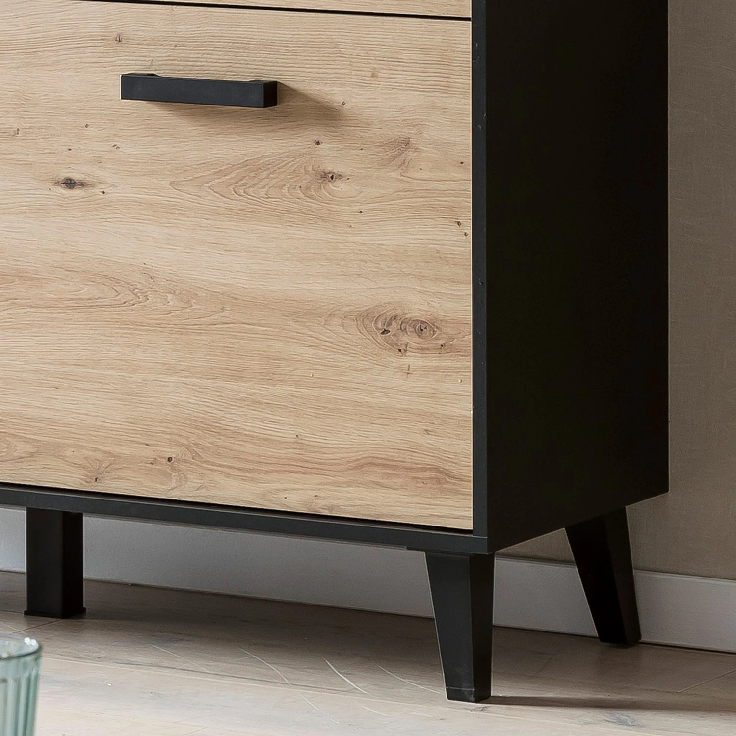 Norrwood Kommode Argenteuil I - Eiche Artisan Dekor / Schwarz 8 Norrwood Kommode Argenteuil I - Eiche Artisan Dekor / Schwarz – Bild 8