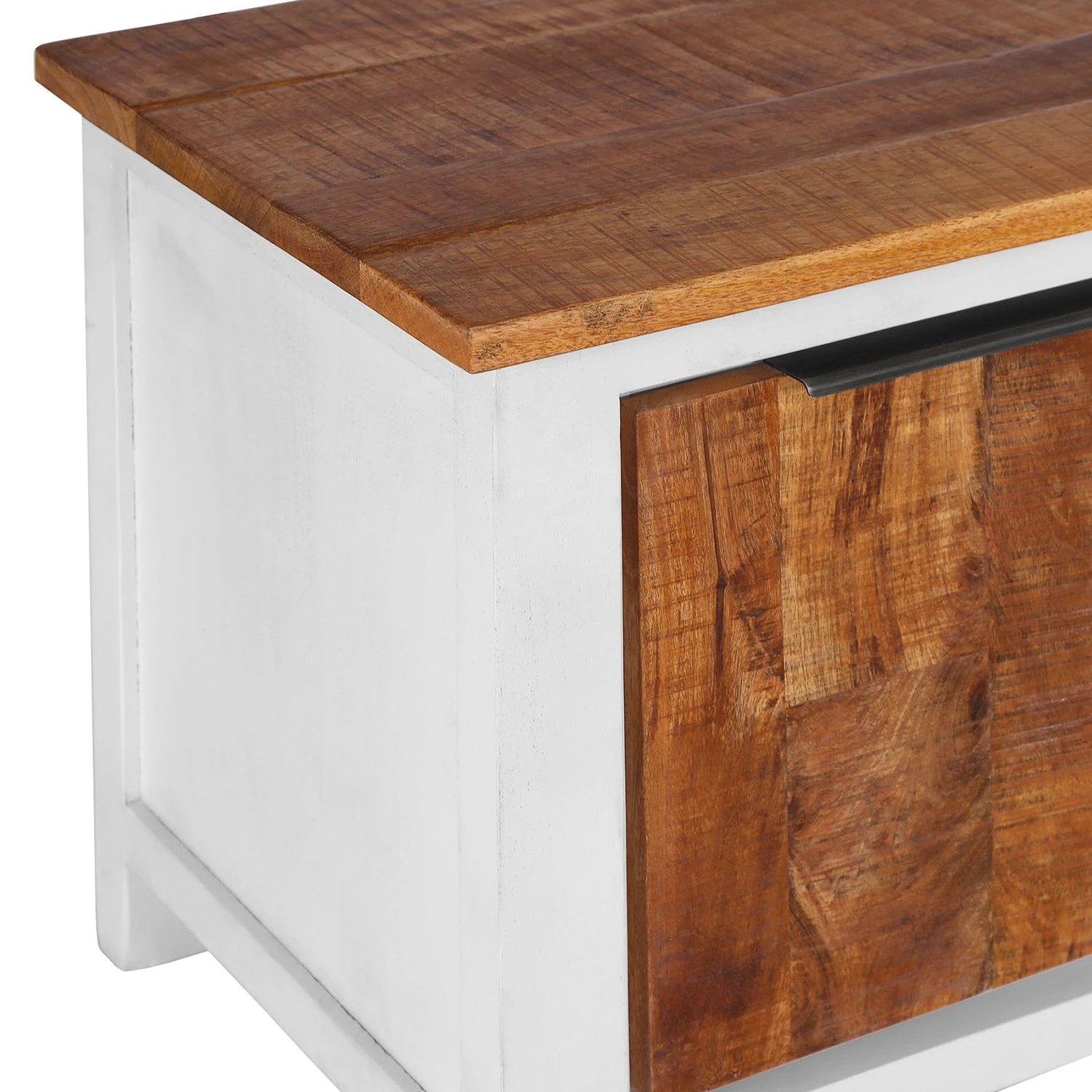 Red Living TV-Lowboard Silvana - Akazie massiv / Mango massiv - Weiß / Mango 7 Red Living TV-Lowboard Silvana - Akazie massiv / Mango massiv - Weiß / Mango – Bild 7