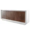 LC Spa Sideboard Forenza - Nussbaum Dekor / Weiß