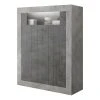 LC Spa Highboard Urbino - Anthrazit / Hellgrau