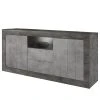 LC Spa Sideboard Urbino I - Hellgrau / Dunkelgrau
