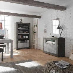 LC Spa Kommode Urbino - Hellgrau / Dunkelgrau -Wohnzimmermöbel boutique en ligne 1000306560 211122 15085200053 DETAILS P000000001000306560