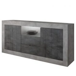 LC Spa Sideboard Urbino I - Anthrazit / Hellgrau
