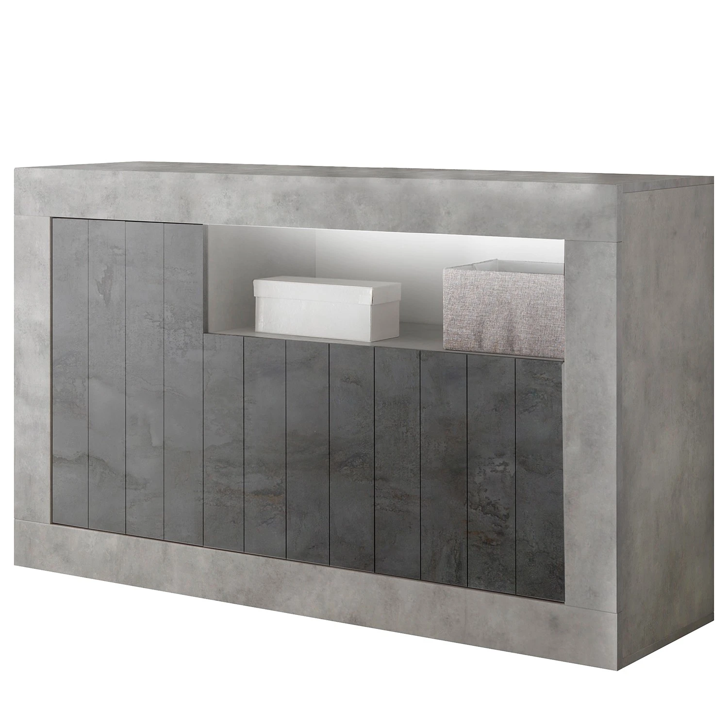LC Spa Sideboard Urbino II - Anthrazit / Hellgrau 1 LC Spa Sideboard Urbino II - Anthrazit / Hellgrau